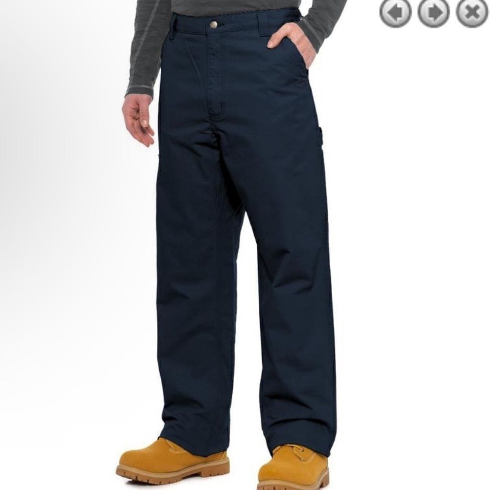 40x30 Carhartt Navy Dungaree Fit Carpenter Pants